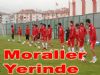 Sakatlara rağmen, moraller yerinde