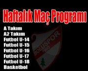 Haftalık Maç Programı
