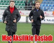 Maç Aksilikle Başladı