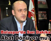 Boluspor'da flaş gelişme
