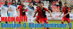 Boluspor: 0- Adana Demirspor: 3
