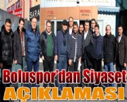 Boluspor'dan Siyaset Açıklaması