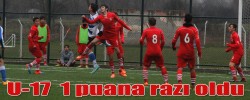 U-17  1 puana razı oldu