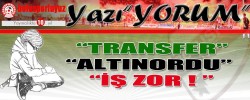 Transfer  Altınordu İş Zor