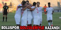 BOLUSPOR GOLCÜLERİYLE KAZANDI
