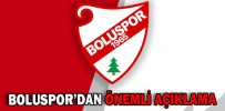 BOLUSPOR’DAN ÖNEMLİ AÇIKLAMA