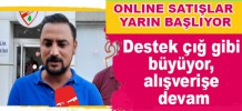 Destek çığ gibi büyüyor, alışverişe devam
