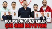 BOLUSPOR’A DESTEKLER ÇIĞ GİBİ BÜYÜYOR