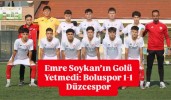 Emre Soykan’ın Golü Yetmedi: Boluspor 1-1 Düzcespor