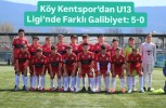 Köy Kentspor’dan U13 Ligi’nde Farklı Galibiyet: 5-0