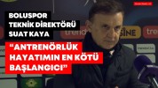 Suat Kaya: "Antrenörlük hayatımın en kötü başlangıcı"